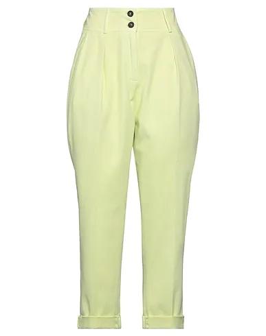 Light yellow Gabardine Casual pants