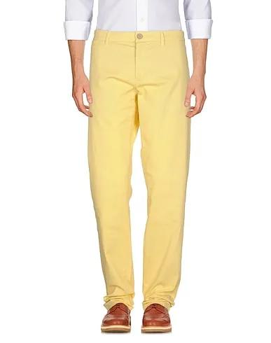 Light yellow Jacquard Casual pants