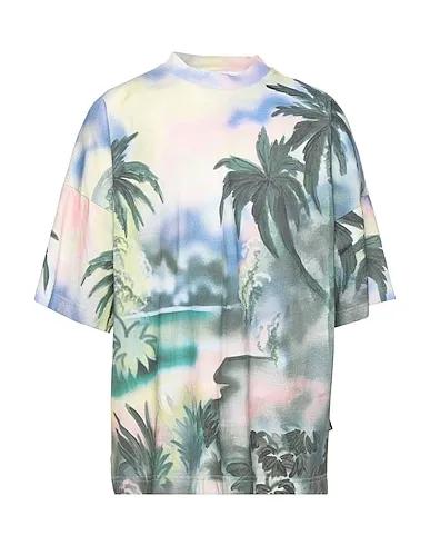 Light yellow Jersey Oversize-T-Shirt