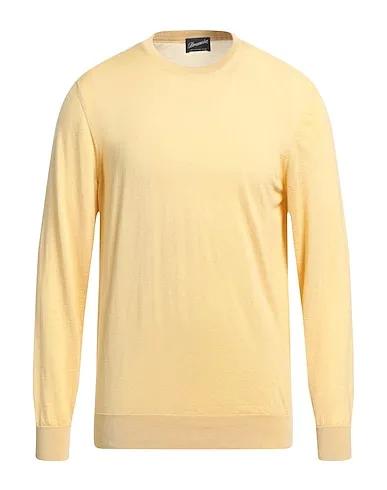Light yellow Knitted Cashmere blend