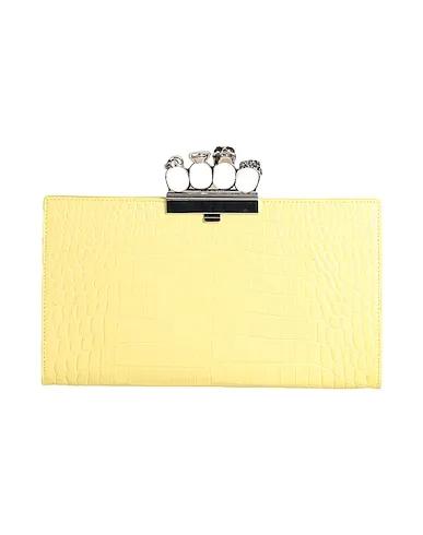 Light yellow Leather Handbag