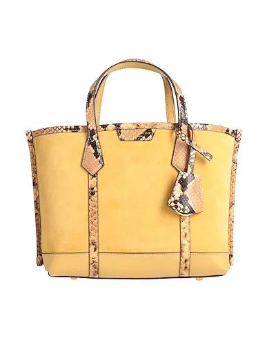 Light yellow Leather Handbag