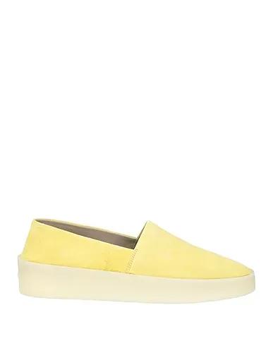 Light yellow Leather Sneakers