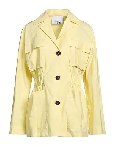 Light yellow Plain weave Full-length jacket