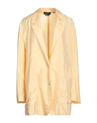 Light yellow Satin Blazer