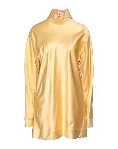 Light yellow Satin Blouse