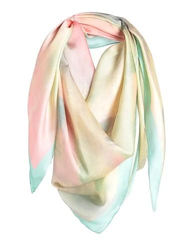 Light yellow Satin Scarves and foulards