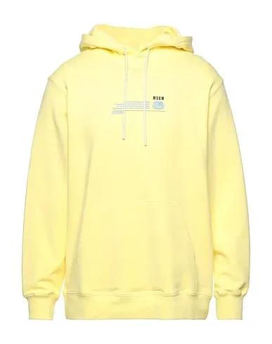 Light yellow Sweatshirt Hooded sweatshirt