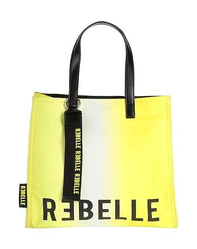 Light yellow Techno fabric Handbag