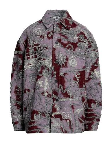 Lilac Boiled wool Coat