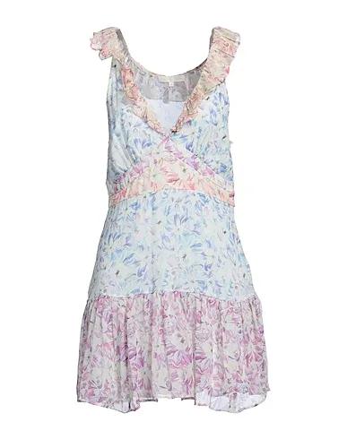Lilac Chiffon Short dress