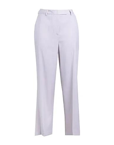 Lilac Cotton twill Casual pants