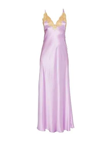 Lilac Cotton twill Long dress