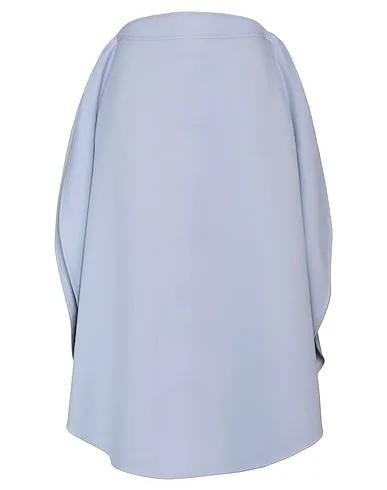 Lilac Cotton twill Midi skirt