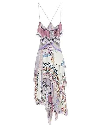 Lilac Crêpe Midi dress