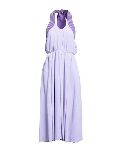Lilac Crêpe Midi dress