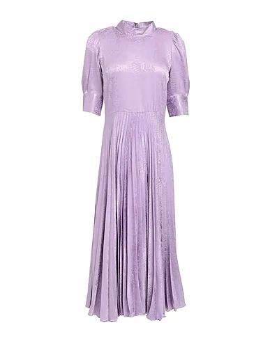 Lilac Jacquard Long dress