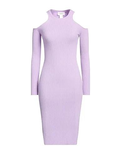 Lilac Knitted Midi dress