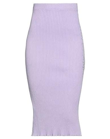 Lilac Knitted Midi skirt