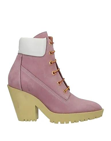 Lilac Leather Ankle boot