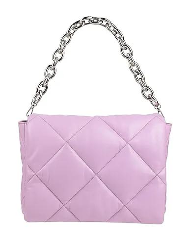 Lilac Leather Handbag
