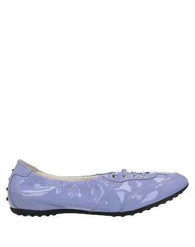 Lilac Leather Loafers