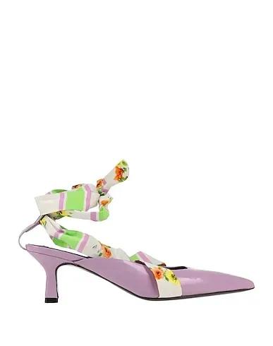 Lilac Leather Pump
