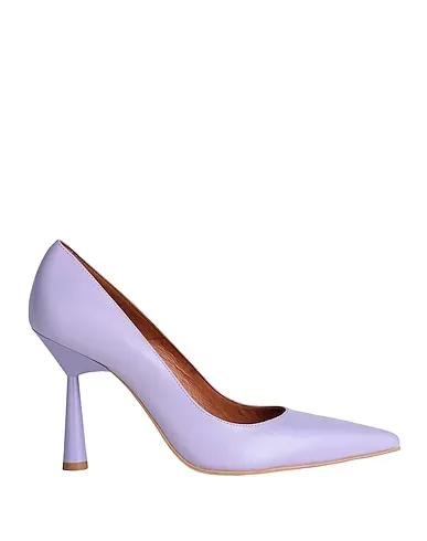 Lilac Leather Pump