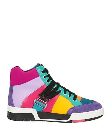 Lilac Leather Sneakers