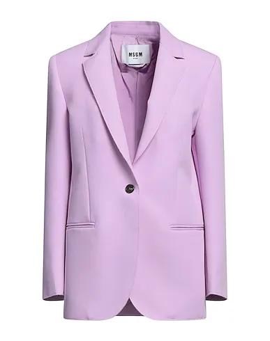Lilac Plain weave Blazer