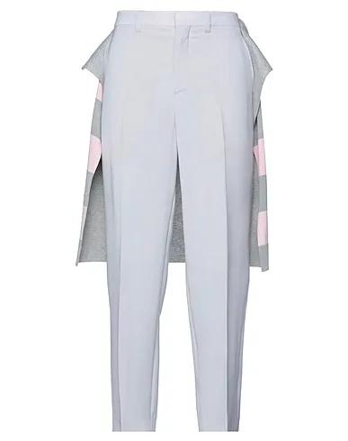 Lilac Plain weave Casual pants