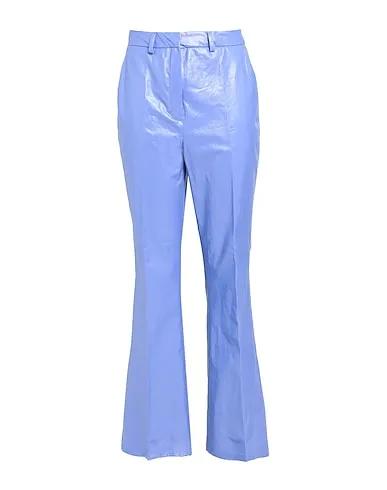 Lilac Plain weave Casual pants