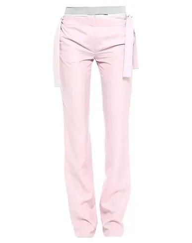Lilac Plain weave Casual pants