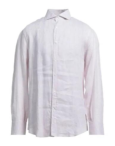 Lilac Plain weave Linen shirt