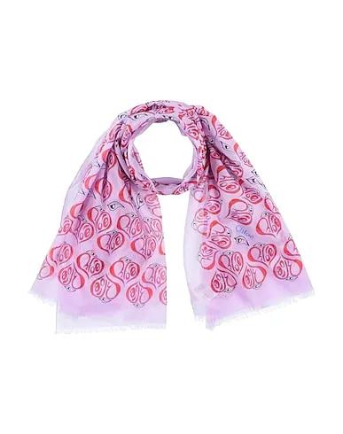 Lilac Plain weave Scarves and foulards
