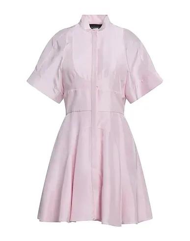 Lilac Plain weave Short dress