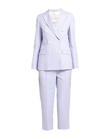 Lilac Plain weave Suit