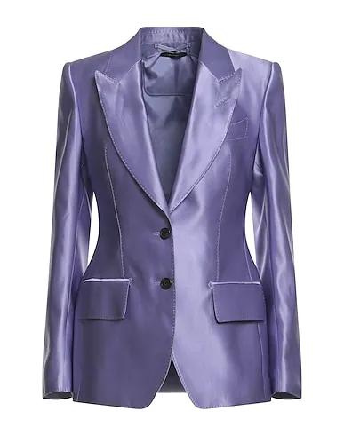 Lilac Satin Blazer