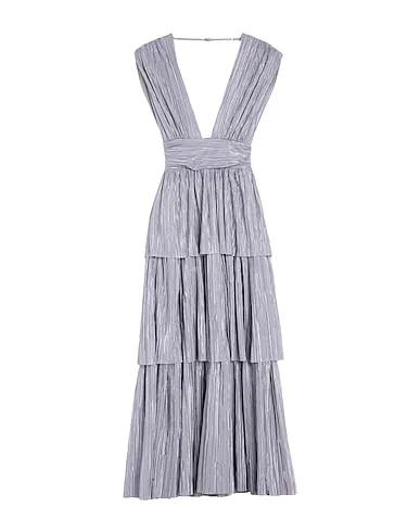 Lilac Satin Long dress
