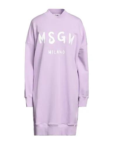 Lilac Sweatshirt Short dress