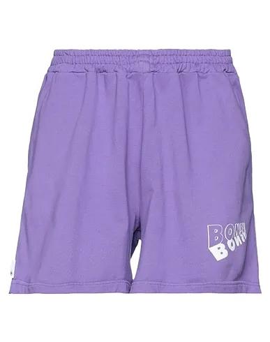 Lilac Sweatshirt Shorts & Bermuda