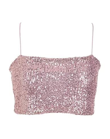 Lilac Tulle Crop top SEQUIN CROP TOP
