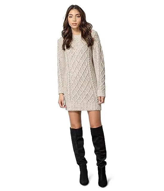 line and dot Jackson Sweaterdress