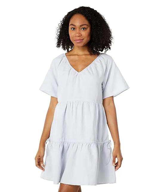Linen-Blend Lorelei Mini Dress