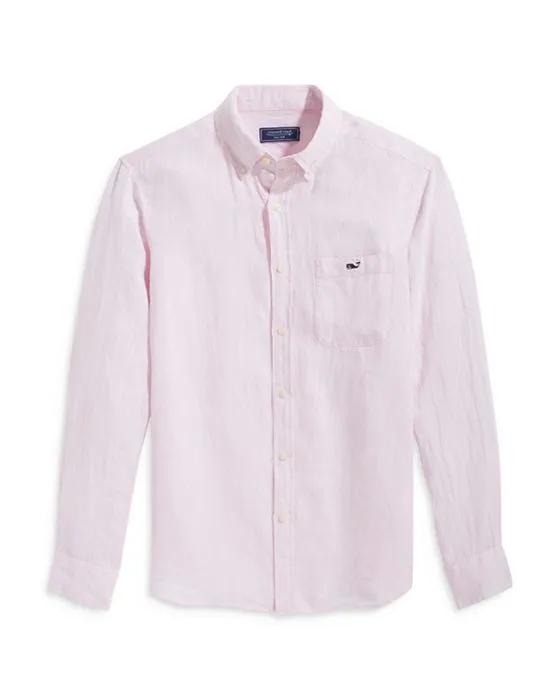 Linen Button Down Regular Fit Shirt