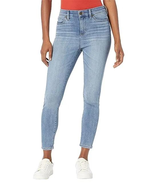 Liverpool Petite Abby High-Rise Ankle Skinny Jeans 26" in Scenic