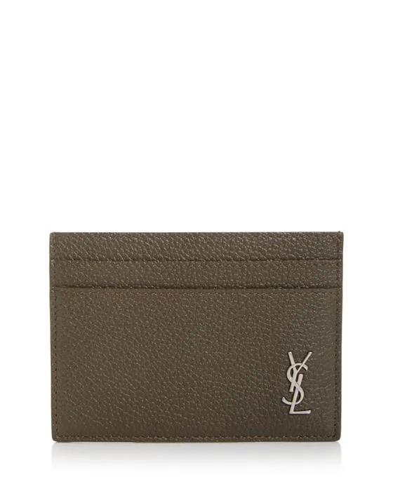 Logo Leather Card Case 