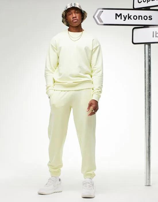 logo sweatpants in yellow - Exclusive to ASOS