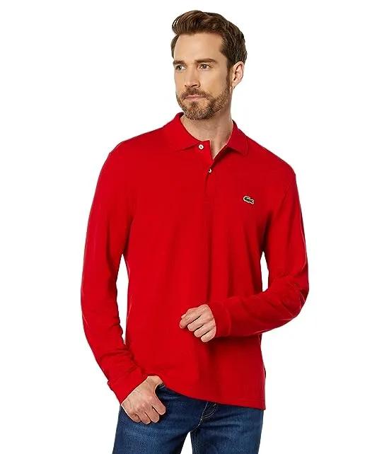 Long Sleeve Classic Pique Polo Shirt