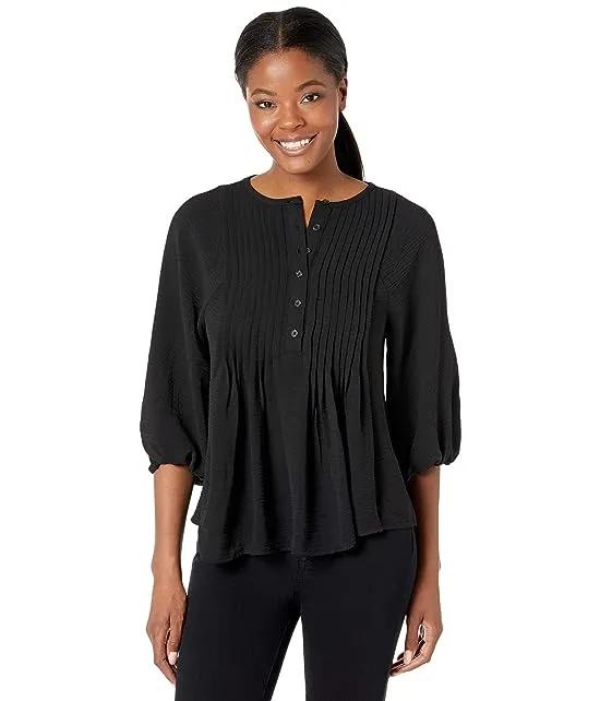Long Sleeve Front Button Top